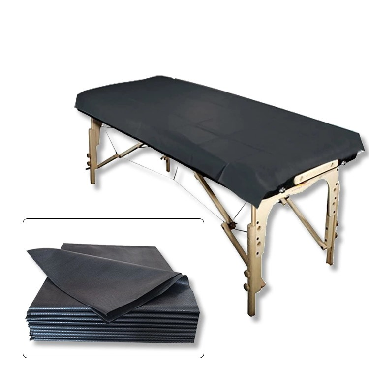 Tattoo Disposable 40"X90" Black Polypropylene Waterproof Tattoo Drape Sheet