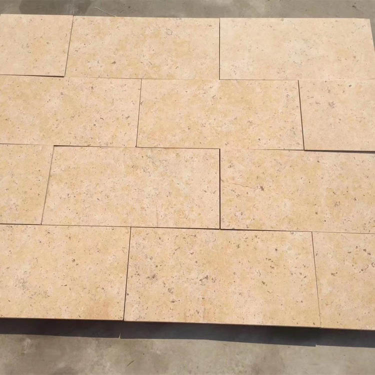 China Yellow Beige Limestone Wall Tiles Panels for Exterior Wall Cladding