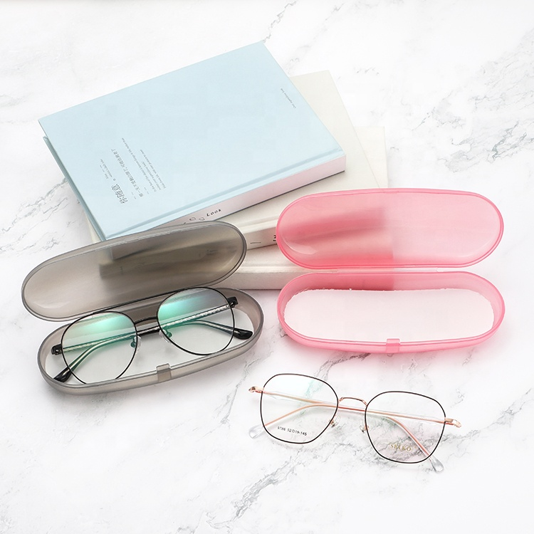 Hot Selling Colorful Plastic Sunglasses Case, Personalized Glasses Case Custom Logo_Algz_1