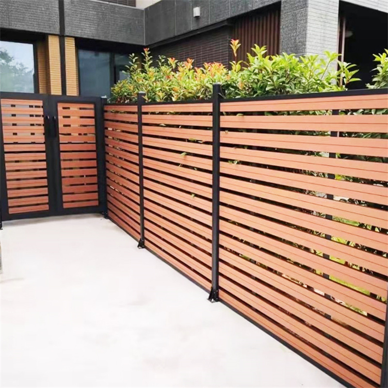 Professional Manufacturer Morden Style Decorative Fence WPC Fence Privacy Panel