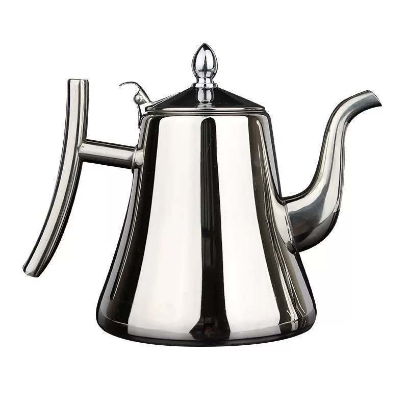 Stainless Steel Kashgar Pot Coffee Pot with Filter Screen Tea Pot Flower Tea Kettle