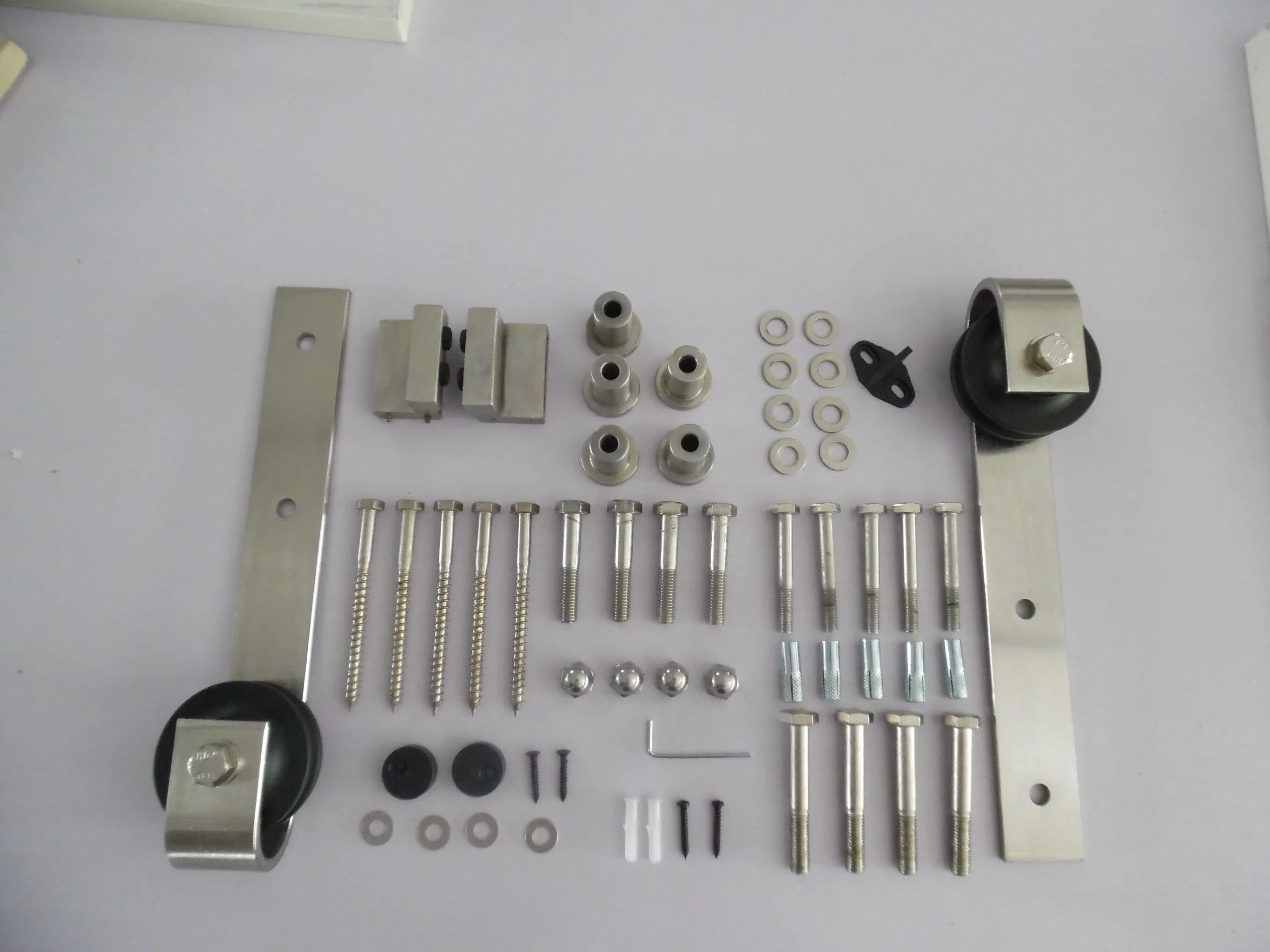 Black Barn Door Hardware Straight Strap Sliding Door Hardware
