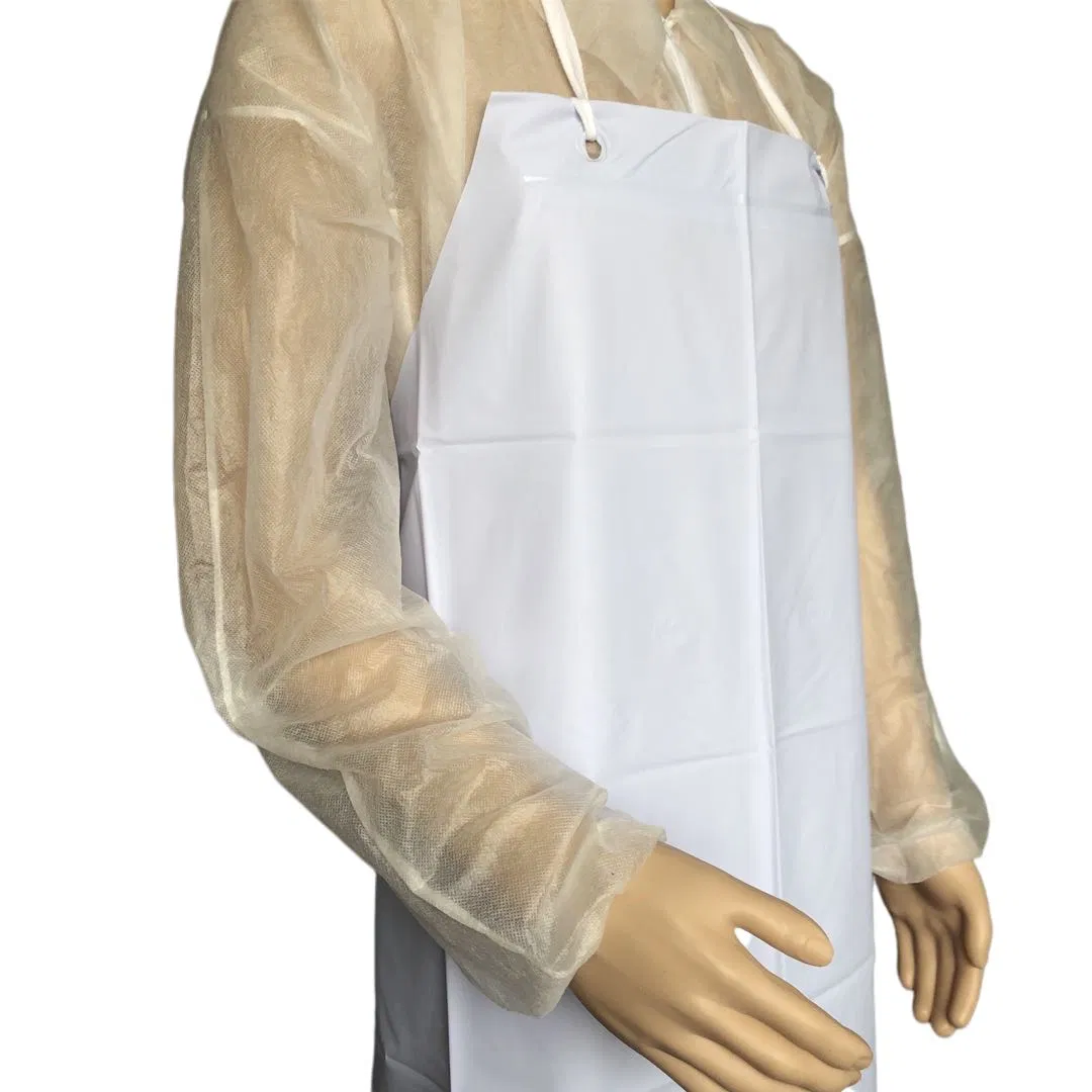 Vinyl PVC Apron with Buckles and Lace UPS