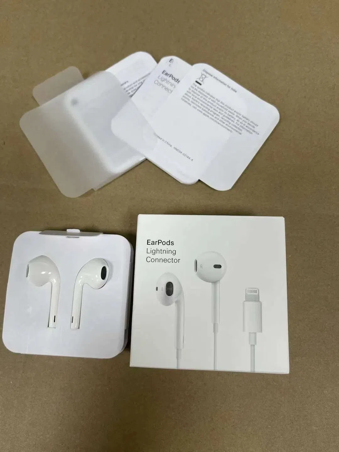 Wholesale Lightning Earpod for iPhone in-Ear Wired Control Hand Free Headset Original C100 Earphone For11/12/13/14