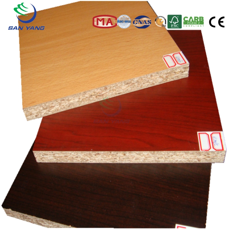 Waterproof Particle Board Melamine Chipboard Particle Board Laminated Chipboard 16mm