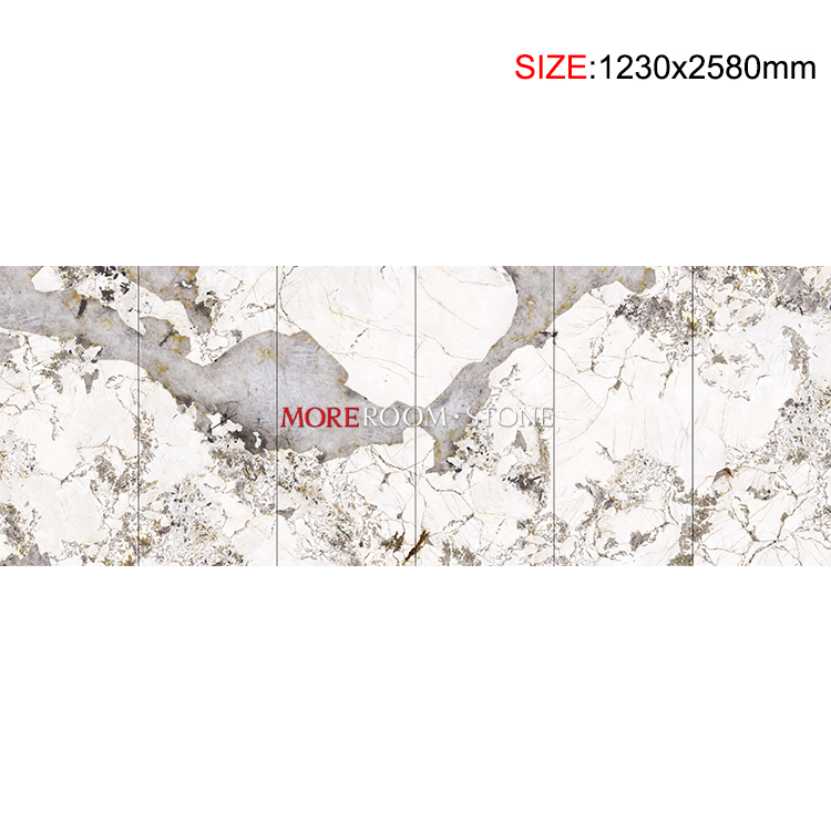 Interior Exterior Modern Wall Floor Marble Grey Look Like Large Panel Tiles