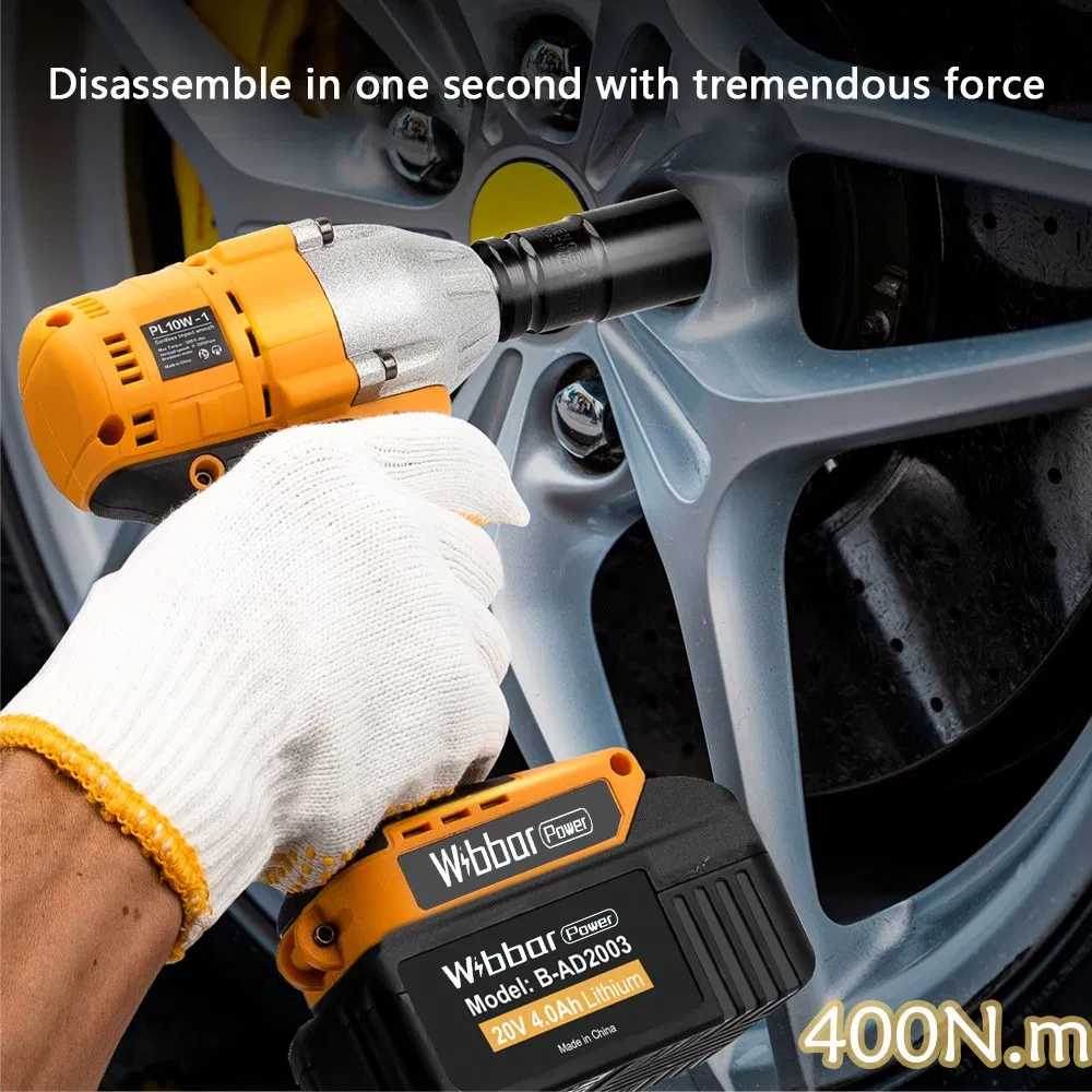 21V Brushless Lithium Battery Bare Metal Impact Wrench