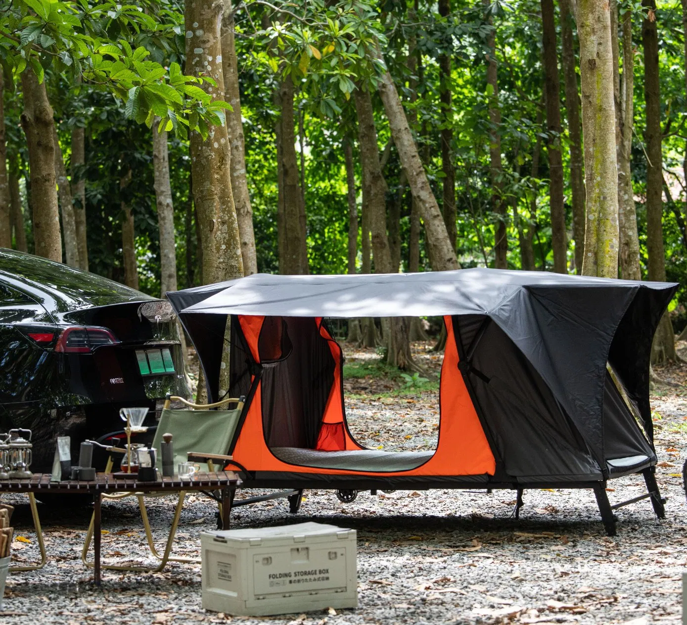 Палатка-прицеп для внедорожного кемпинга