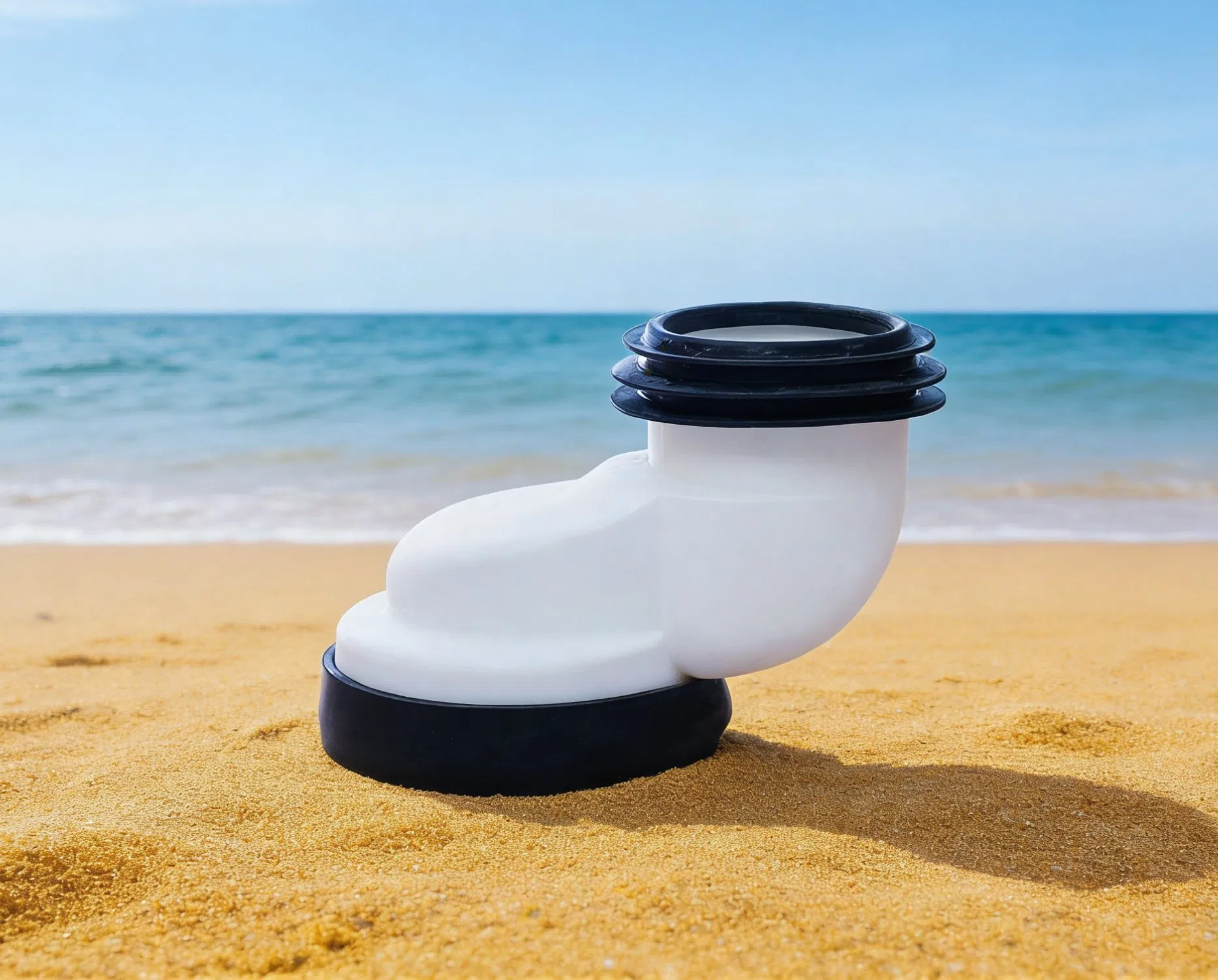 4" Shift 10cm Durable White Toilet Pan Connector - Universal Flexible Wc Drain Adapter for Bathroom Toilet Bowl Position Adjustment