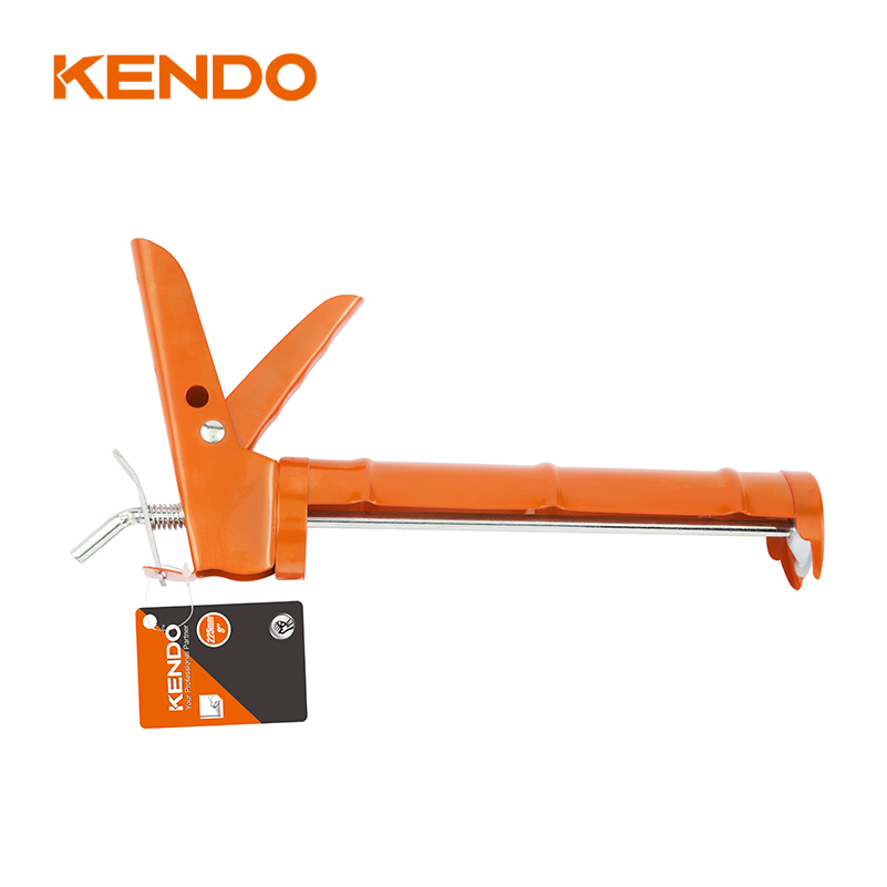 Kendo Caulking Gun with Hard Steel Trigger and Swivel Handle