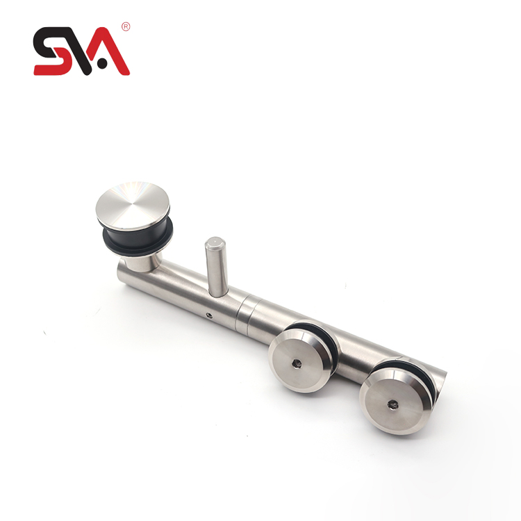 Small Space Bathroom Design Stainless Steel Folding Door Roller Wheel Fittings