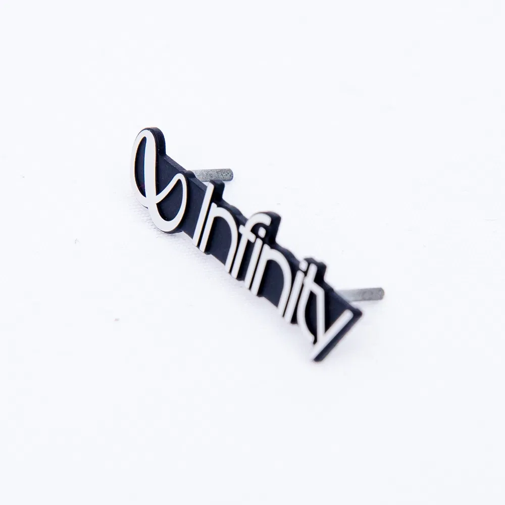 Custom Polished Mirror Finish Surface Finish Advertising Words CNC Metal Logo