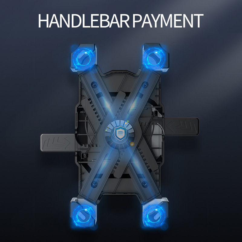 Electric Vehicle Mobile Phone Holder Takeaway Rider Mobile Phone Navigation Auxiliary Motorcycle Rearview Mirror Holder Waterproof Anti-Shake Phone Holder