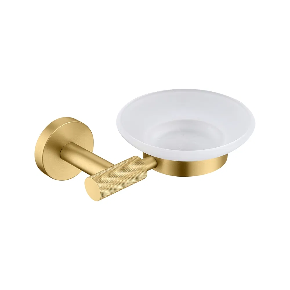 Europen-Style Light Luxury Embossed Bathroom Accessories Metal Gold Bathroom Robe Hook