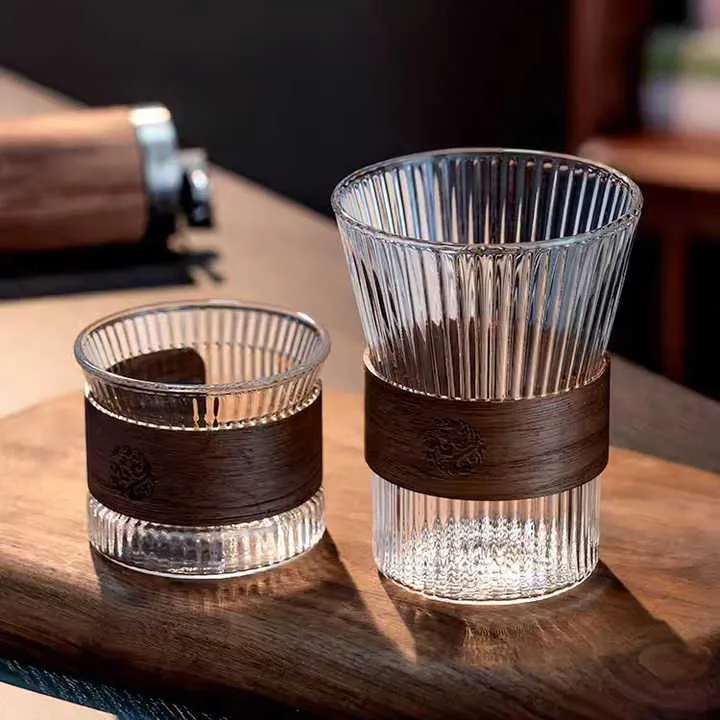 Чашка для кофе из жаропрочного боросиликатного стекла