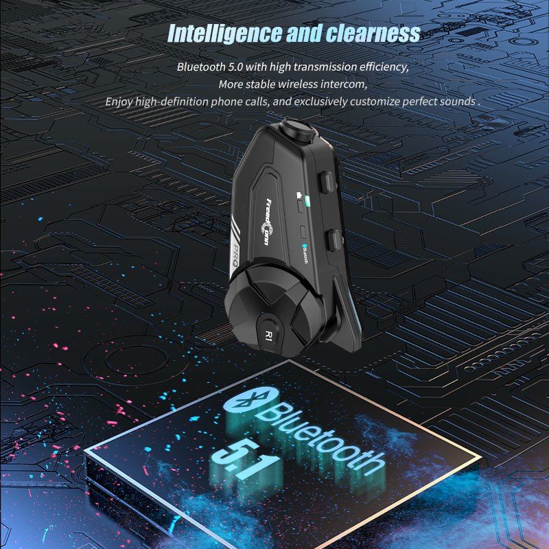 Freedconn R1 Pro Bluetooth Helmet Intercom