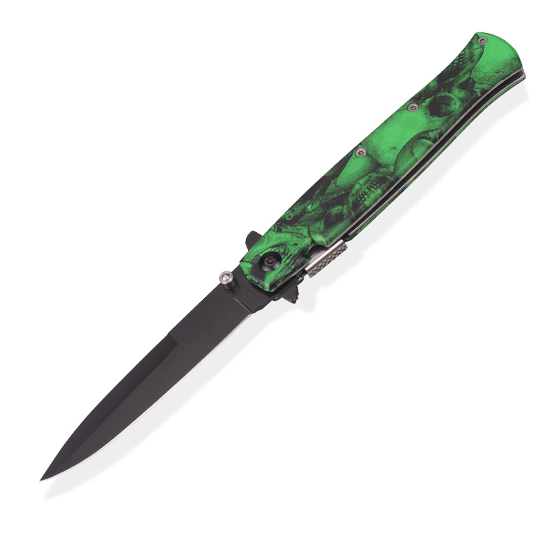 Multi Functional Knife Folding Knife with Camo Handle (#3878)