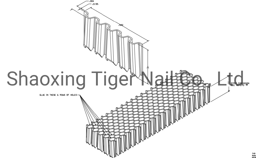 Corrugated Staple for Door and Window