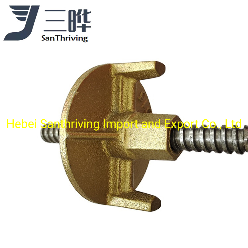 Formwork Accessories Cast Iron Anchor Nut Tie Rod Wing Nuts 16/18mm