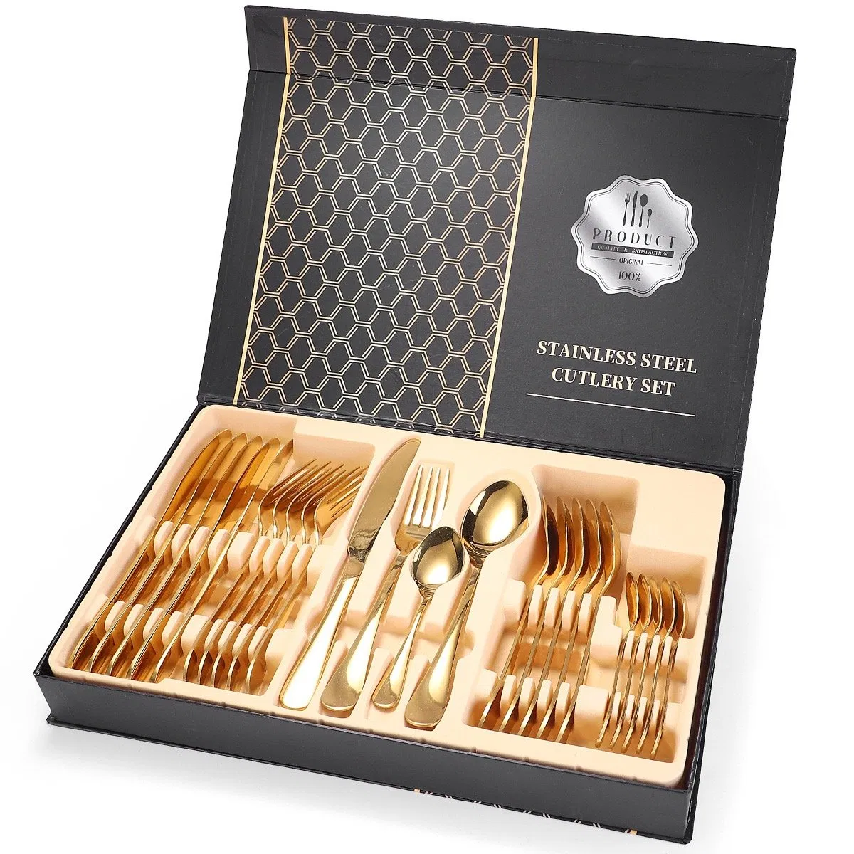 304 Hotel Stainless Steel Restaurant Cutlery Fork/Spoon/Knife Dinnerware