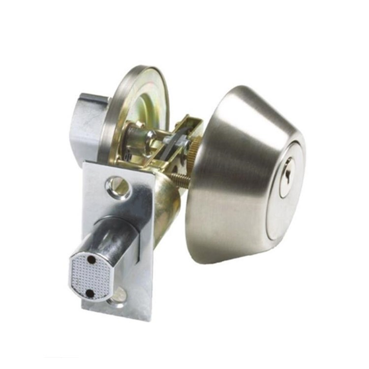Door Security Hardware Zinc Alloy Single Round Deadbolt Lock