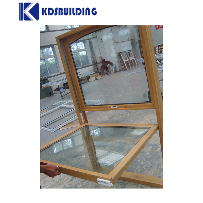  Best America Style Waterproof Soundproof Wooden Sash Wood Double Hung Windows