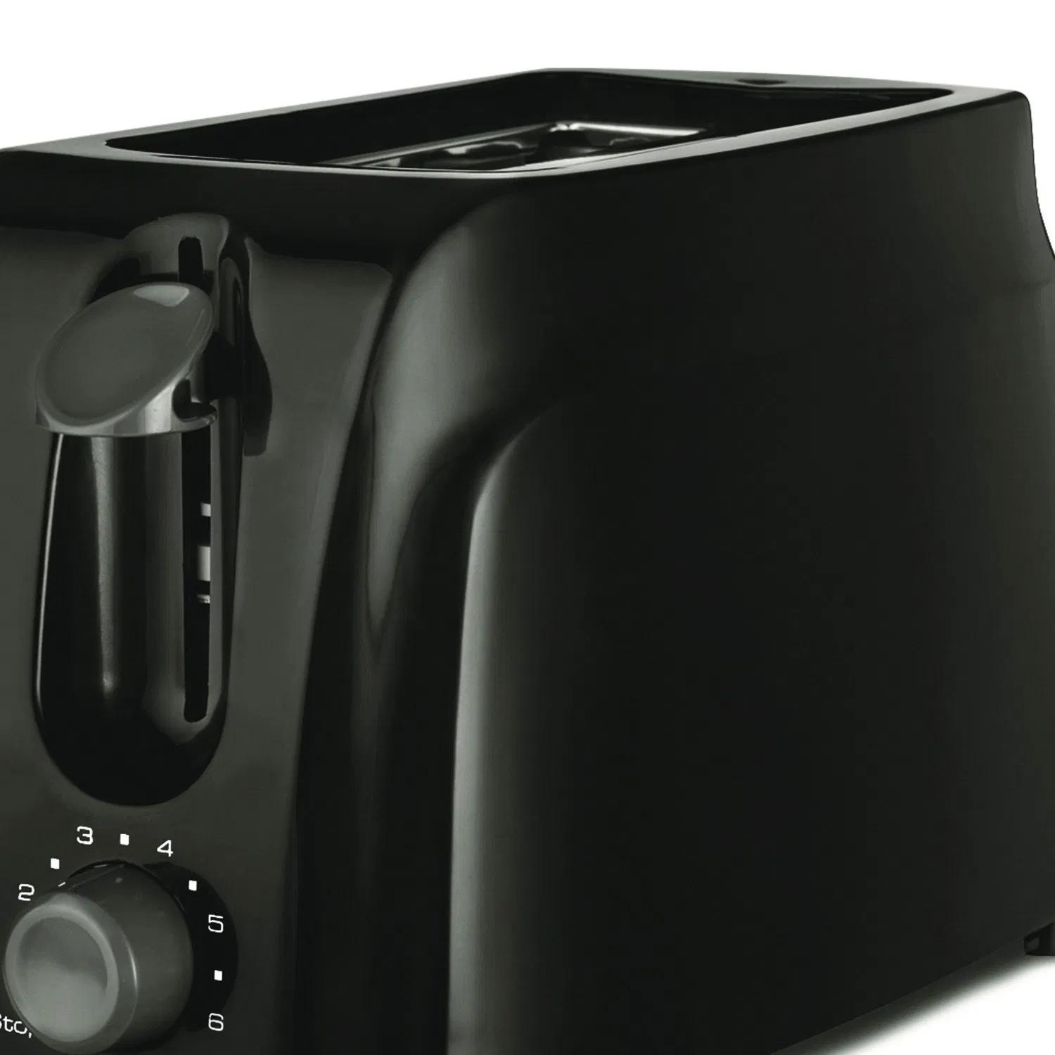 New-Style Kitchen Supplies Black Cool Touch 2 Slice Electric Bread Toaster