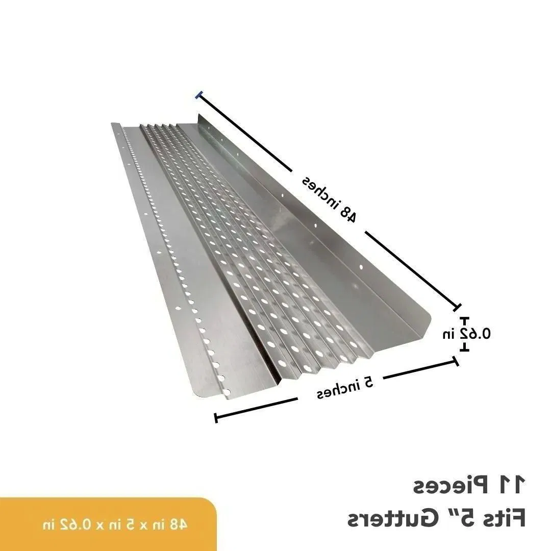 Leaf Gutter Guards 6" X 200′ Leaf Protection Aluminum