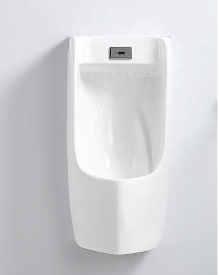 New Design Factory Project Use Sanitary Ware Urinal with Concealed Sensor Water Flusher Wall Hung Men Use One Piece Unrial