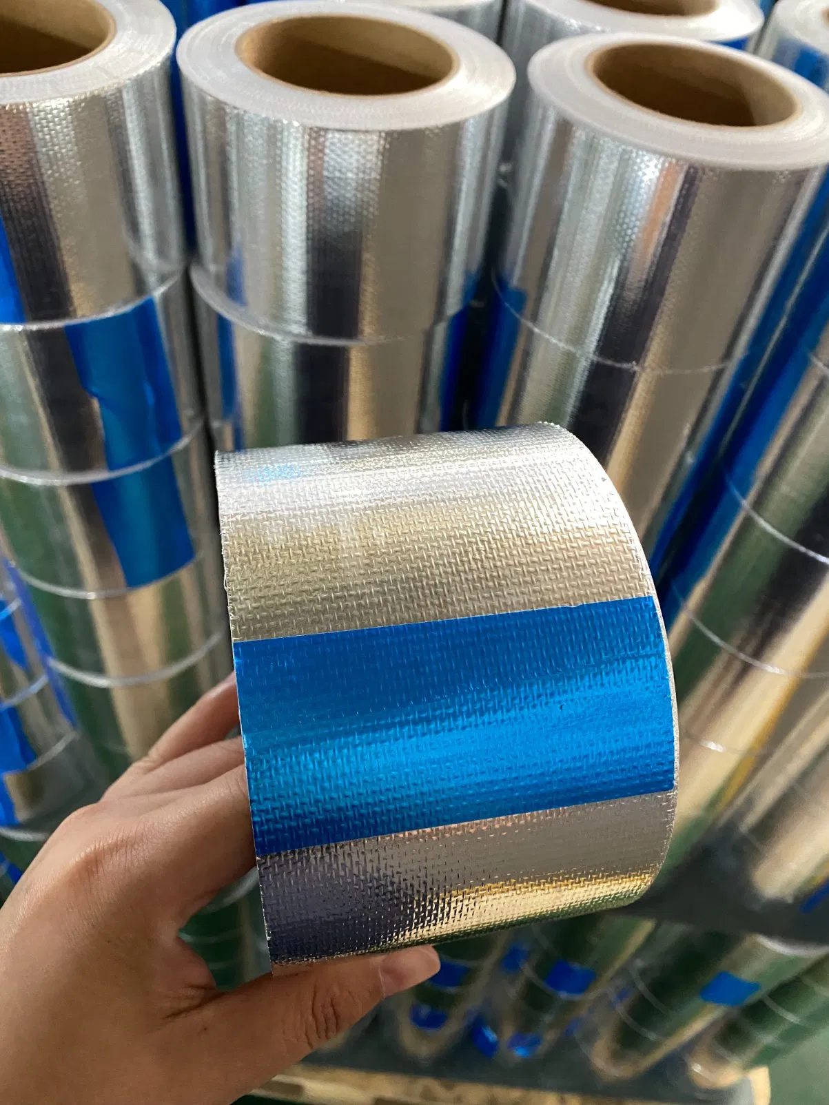 Acrylic Alu Aluminum Foil Adhesive Fiberglass Tape