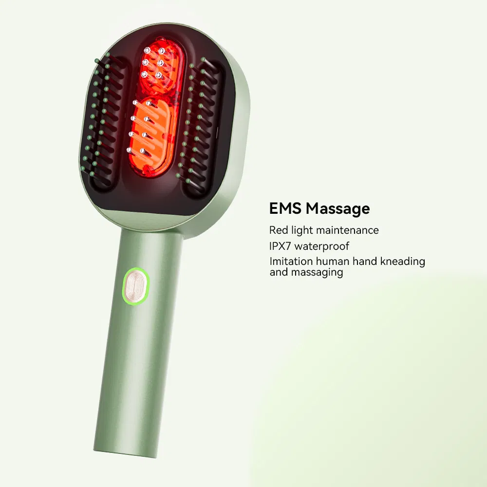 Электрический массажер для головы Baichang с EMS и красным светом