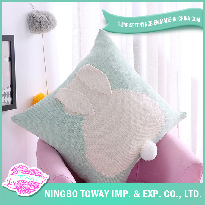 Home Decorative Cute Beautiful Custom Organic Cotton Pillowcase 40X40