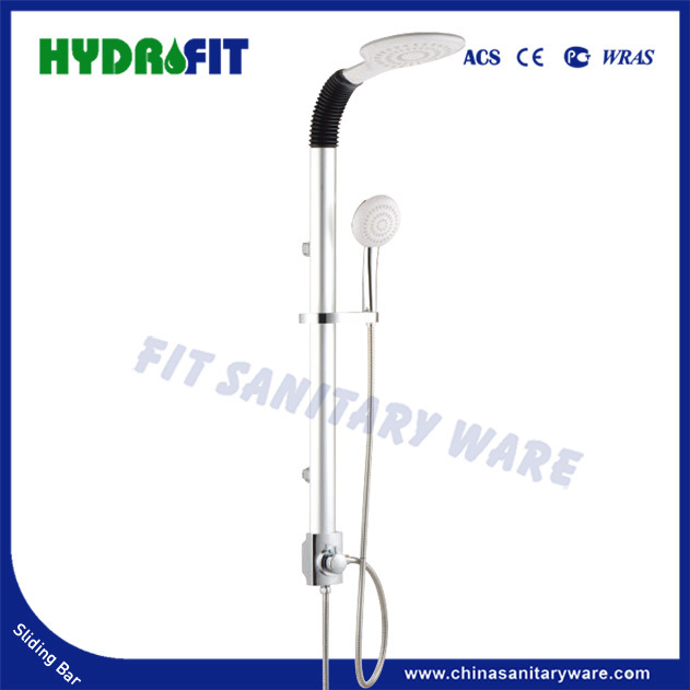 Factory Chrome Shower Column Bathroom Fitting Rainfall Shower Set