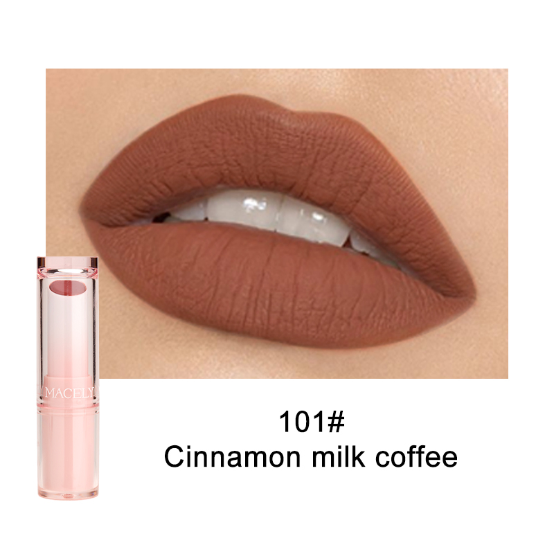Customizable Elegant Velvety Luxury Lightweight Beautiful Slim Easy Grip Precise Frosted Lipstick