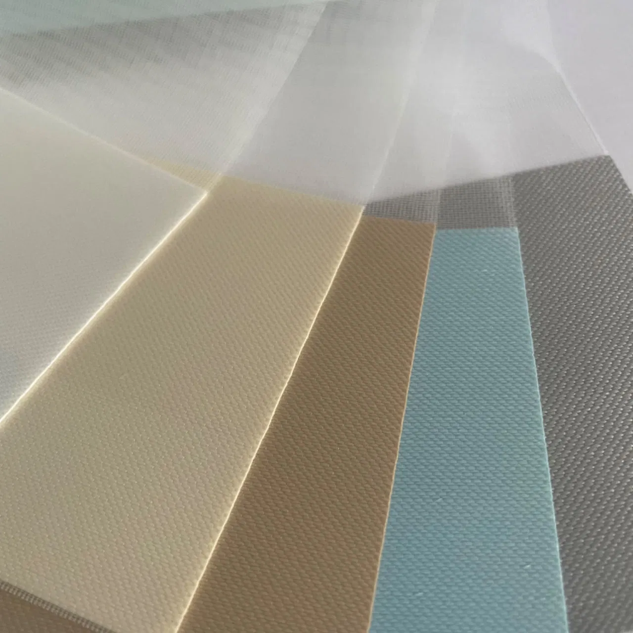 100% Polyester Double Layer Window Shades Zebra Blinds Fabric