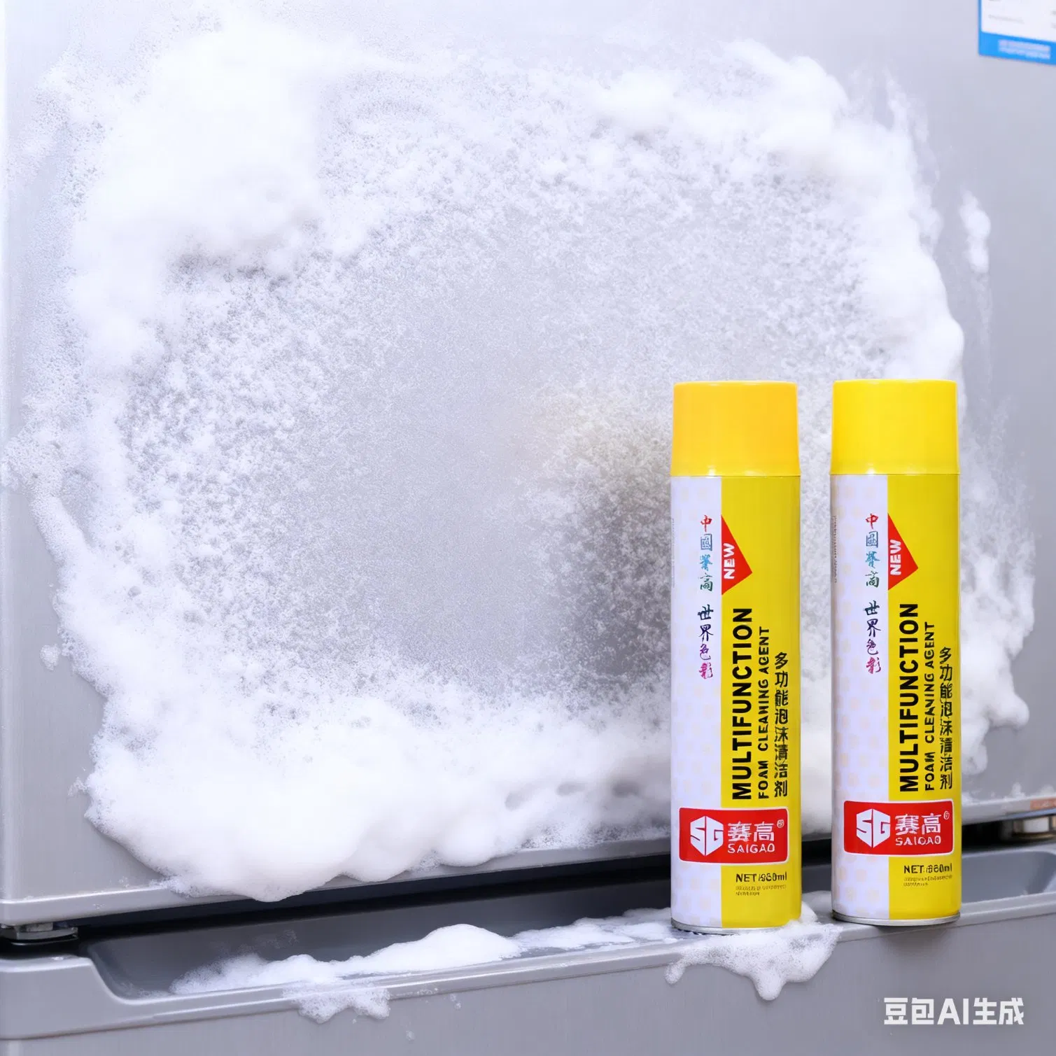 New Multifunctional Car Interior Care Wash Foam Leather Cleaner Spray Foam Cleaner