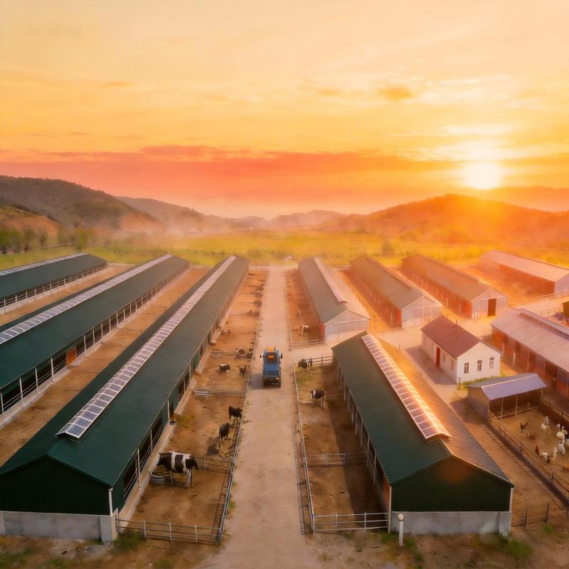 Xyss Wallboard Steel Building Chicken Coop/Farmhouse/Steel Structure Building/Farmhouse/Cattle Shed