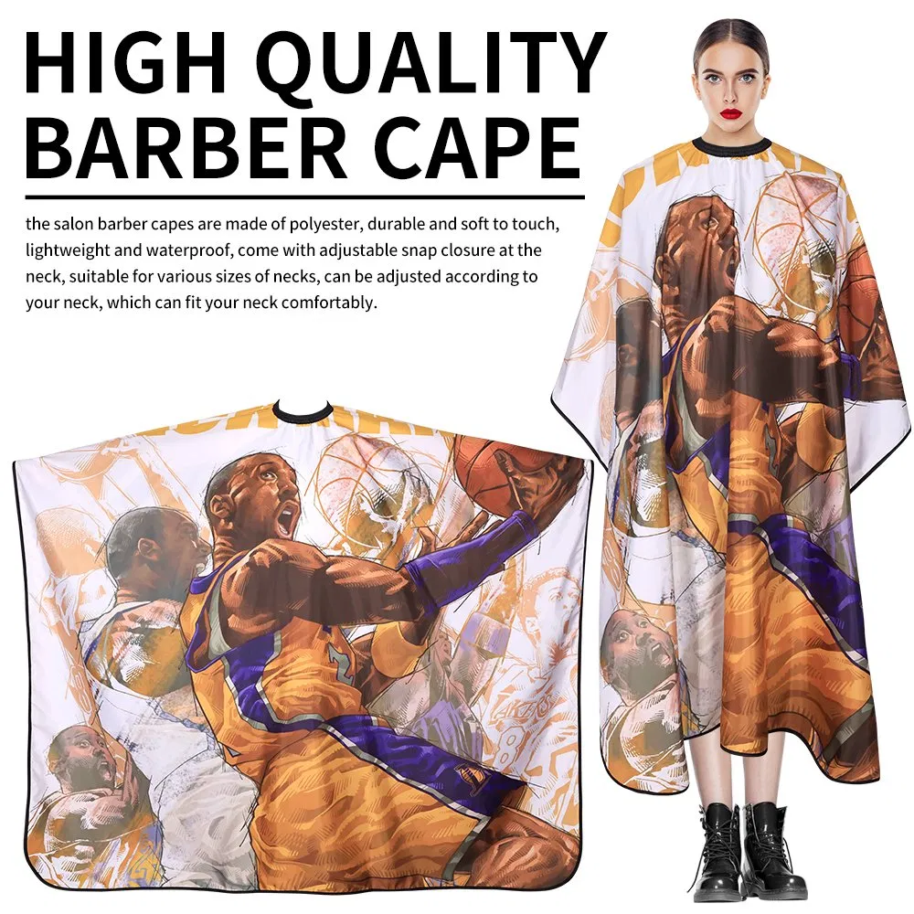 Hair Salon New Pattern Logo Haircut Yellow Apron Hairdresser Custom Barber Capes