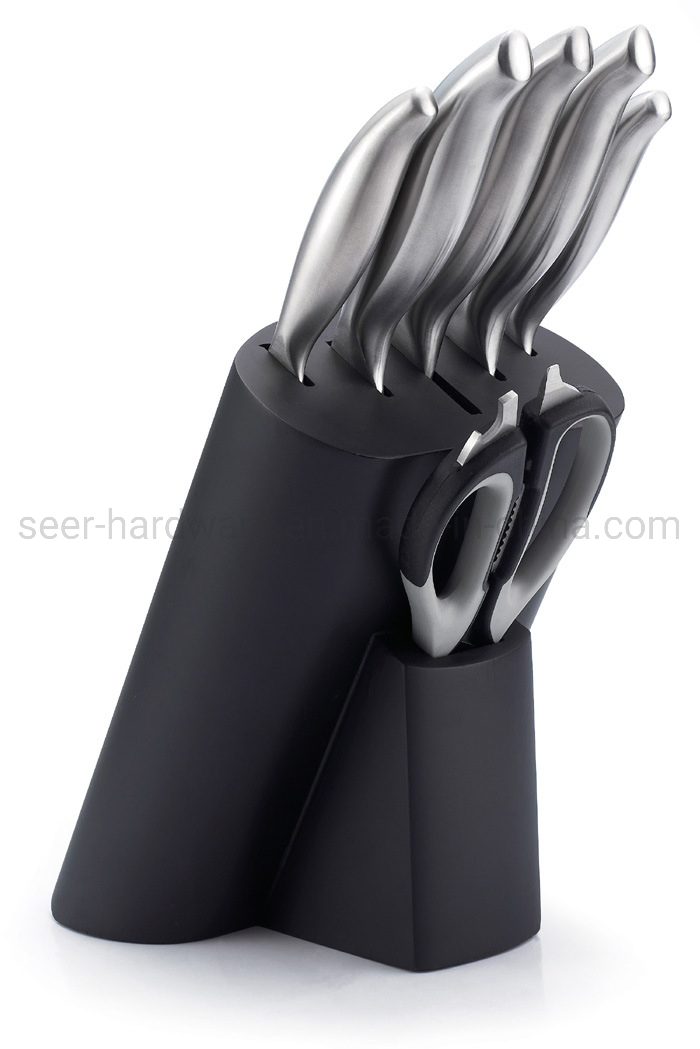 6 Piece Stainless Steel Hollow Handle Kitchen Knife Set (SE-A11)