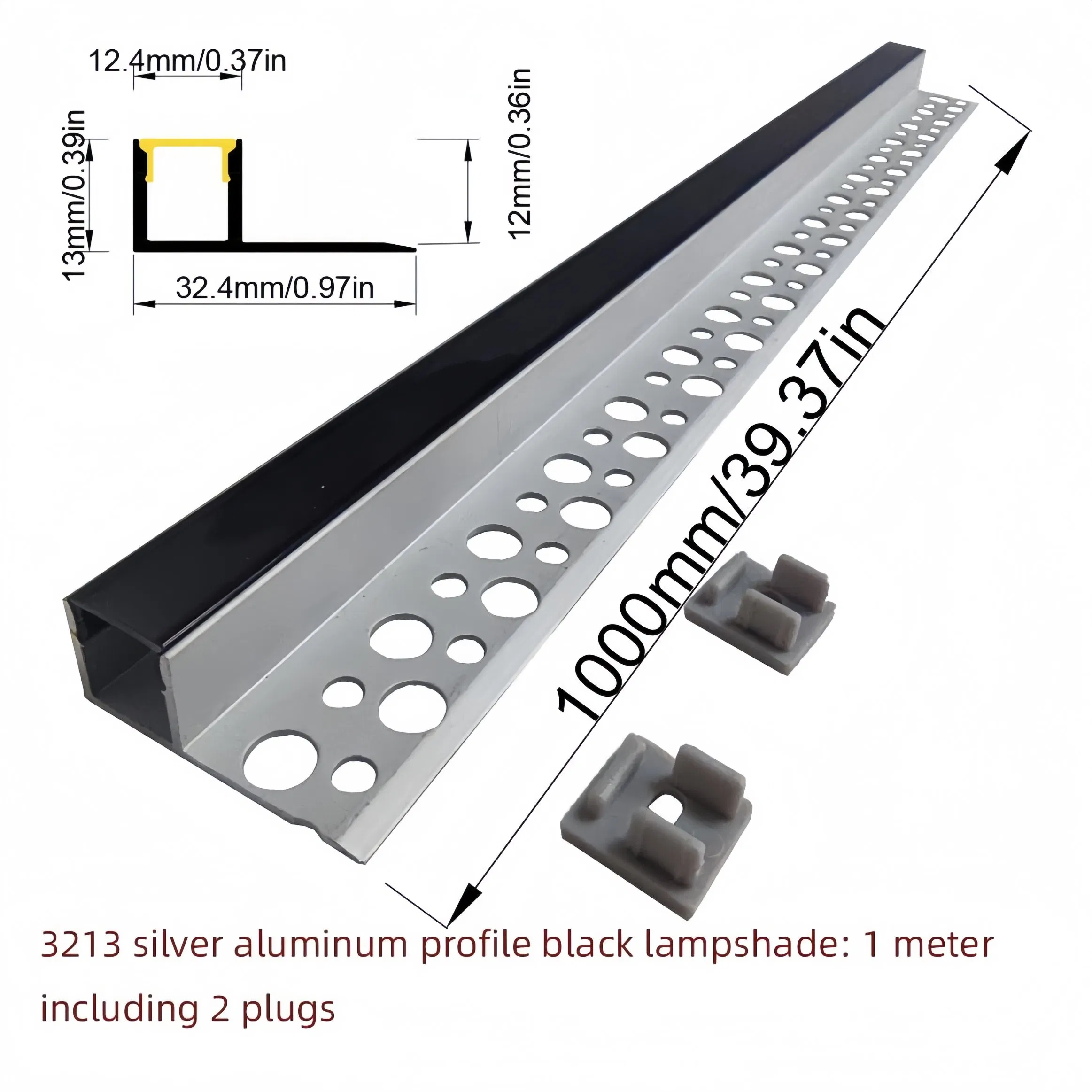 Aluminum Decorative Strips Are Used to Edge The Edges of The Tiles.