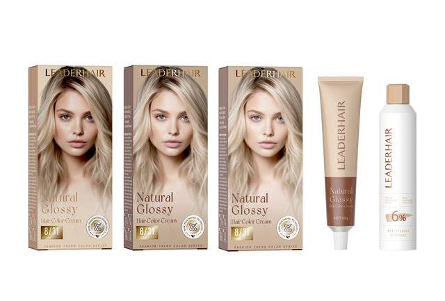 Low Ammonia Plant Extract 2 in 1 Hair Dye Package Set