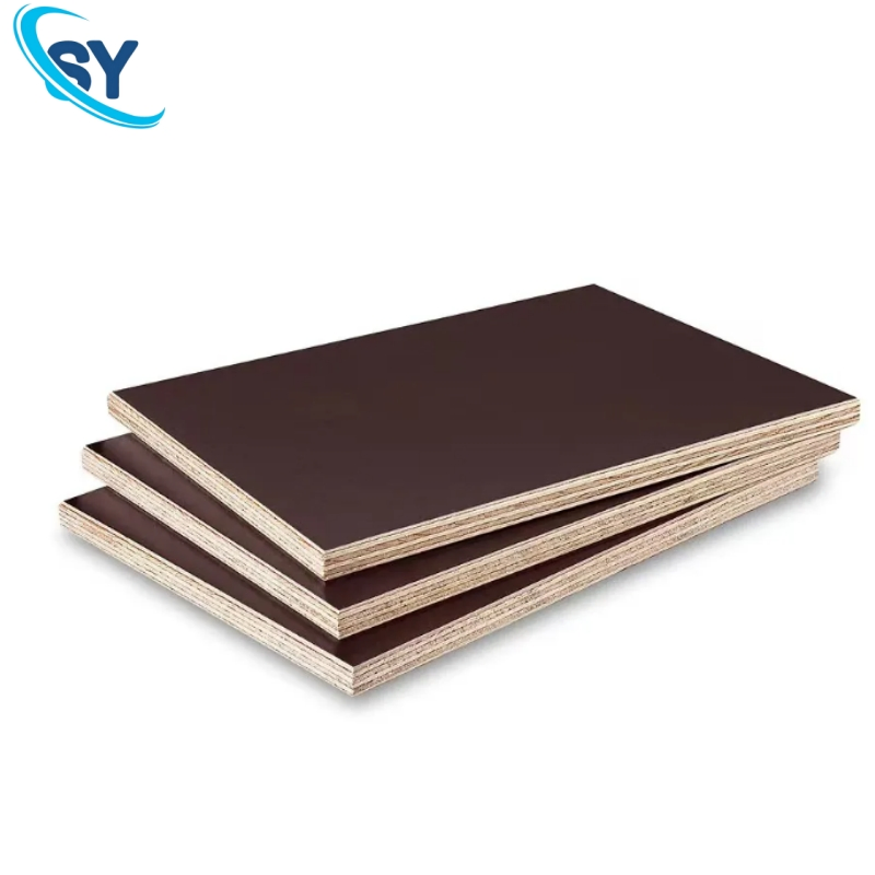 1250X2500X15mm 18mm Black Marine Bamboo Plywood Birch Wood Bamboo Birch Poplar Eucalyptus Film Faced Plywood Scaffolding Board Film Faced Plywood