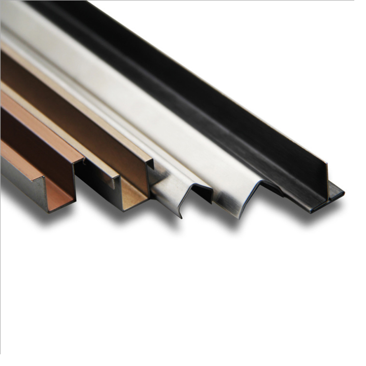 Structural Disabilities Grade 304 316 316L U Shape Stainless Steel Profil Gold Mirror Surface Floor Trim to Germany