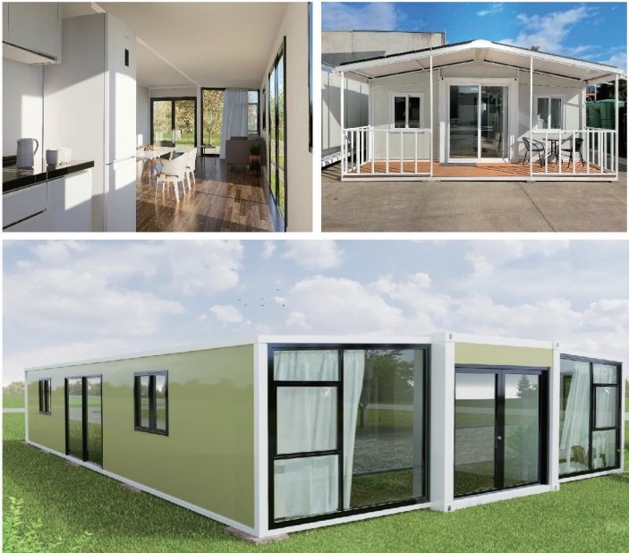 20FT 40FT Portable Easy to Move Expandable Container House Prefabricated Buildings