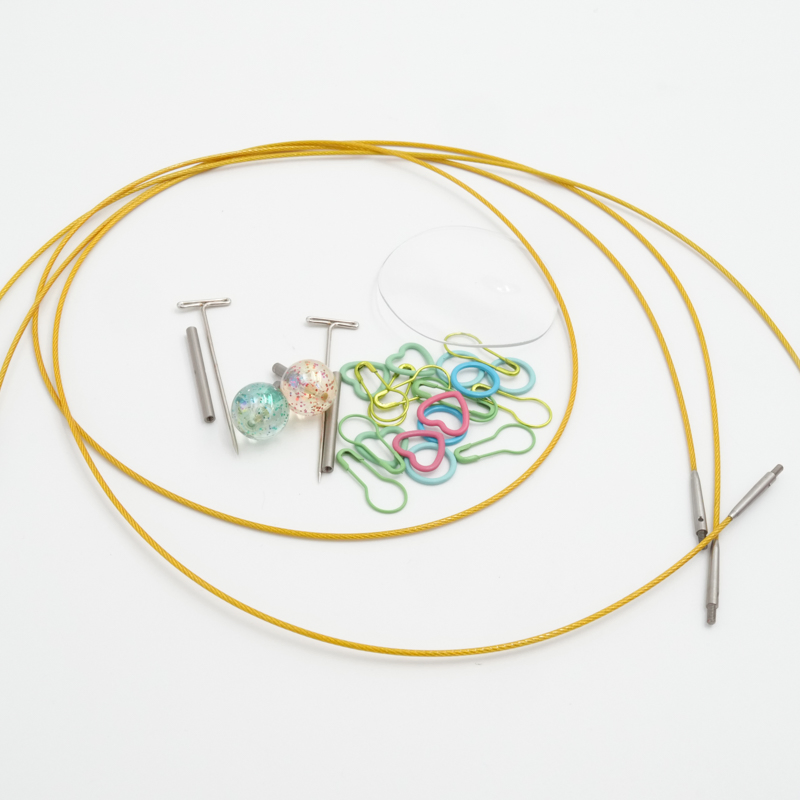 Stainless Steel 304 Interchargable Circular Needles Sets (8PCS)