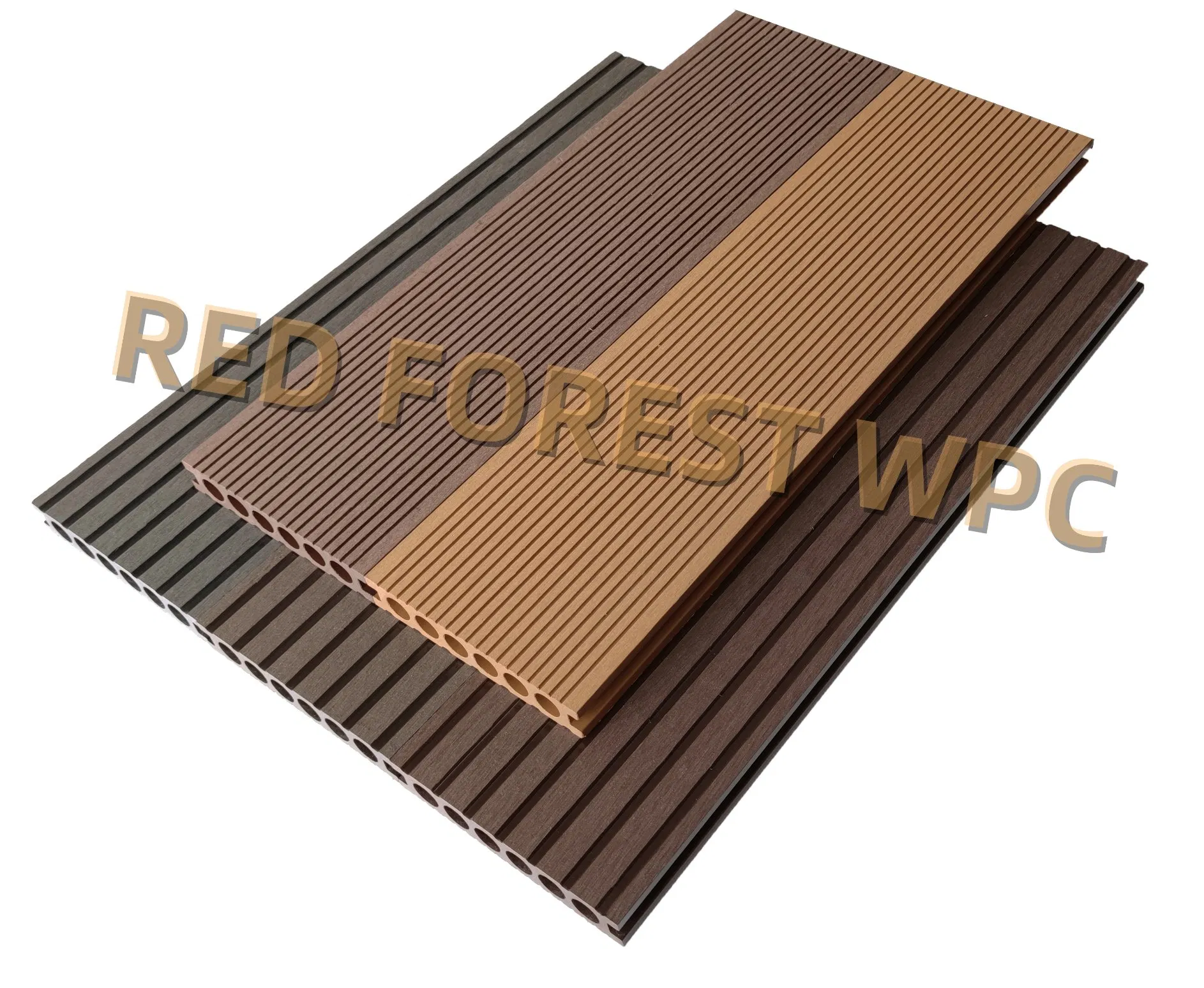 Hot Sell Outdoor Waterproof Wood Plastic Composite WPC Decking Flooring