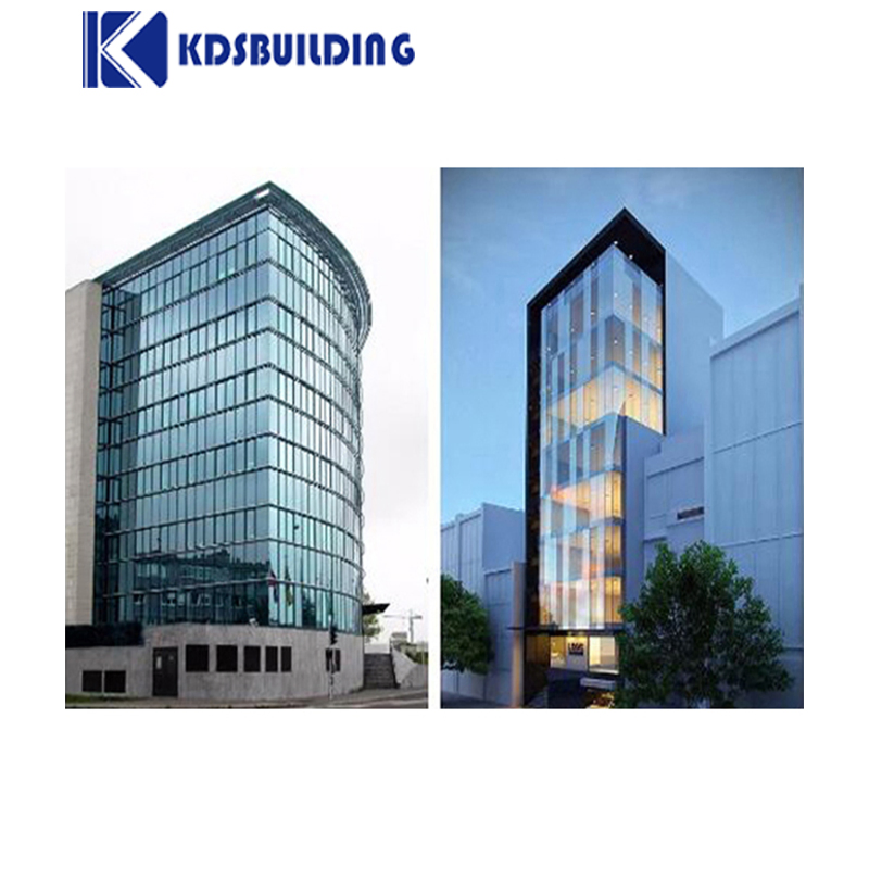  Custom Exterior Decorative Wall Aluminium Window and Door Frame Curtain Wall