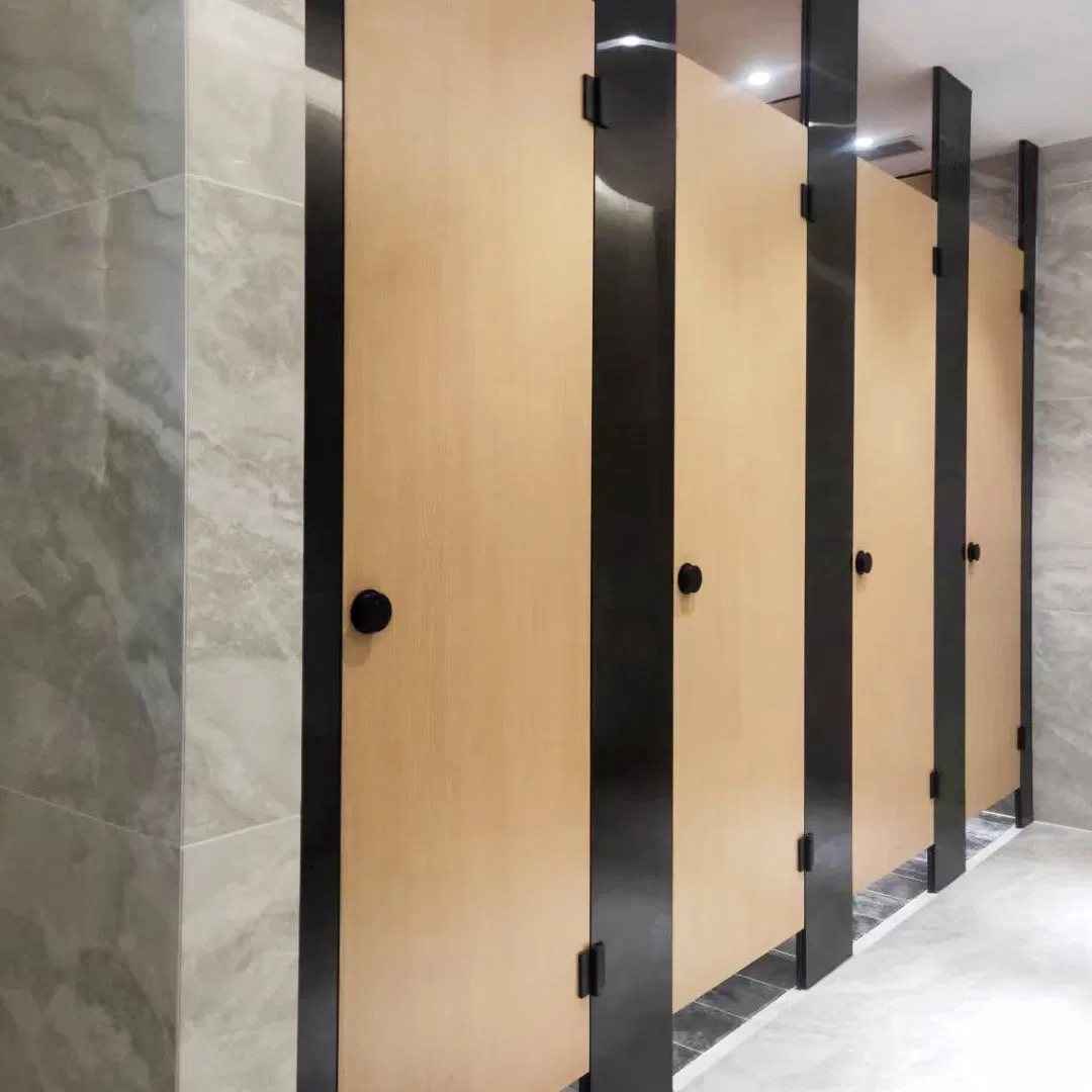 High Quality HPL Compact Laminate Panel Toilet Cubicle Partition for Park