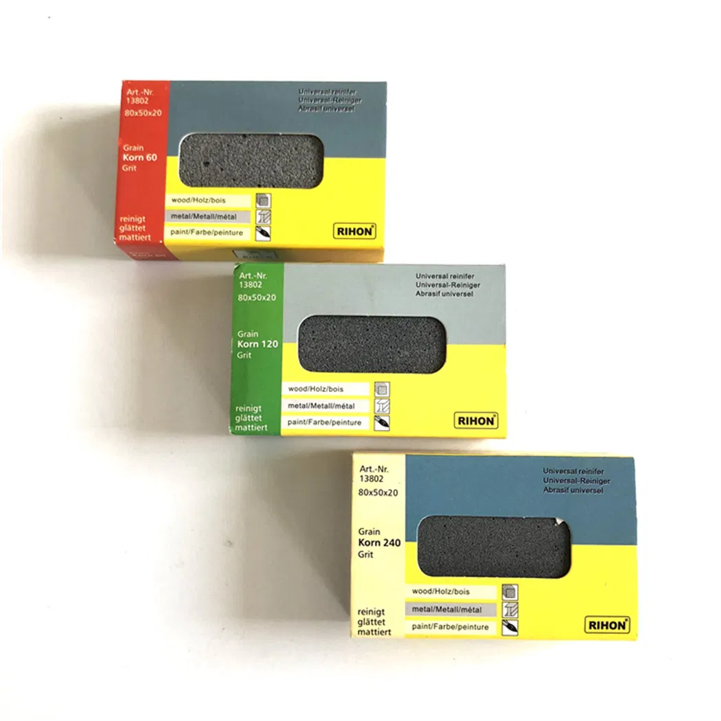 Abrasive Wet Dry Sandpaper Drywall Four-Sided Sponge Sanding Block