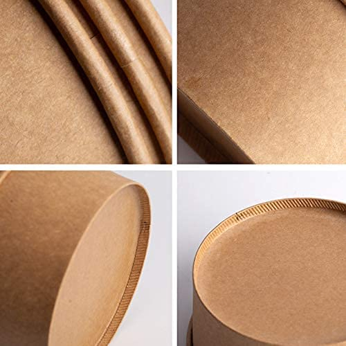 Top Quality Disposable Kraft Paper Bowl Take Away Salad Bowl with Lid